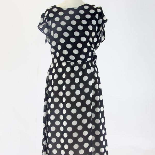 black and white spotted dresses uk